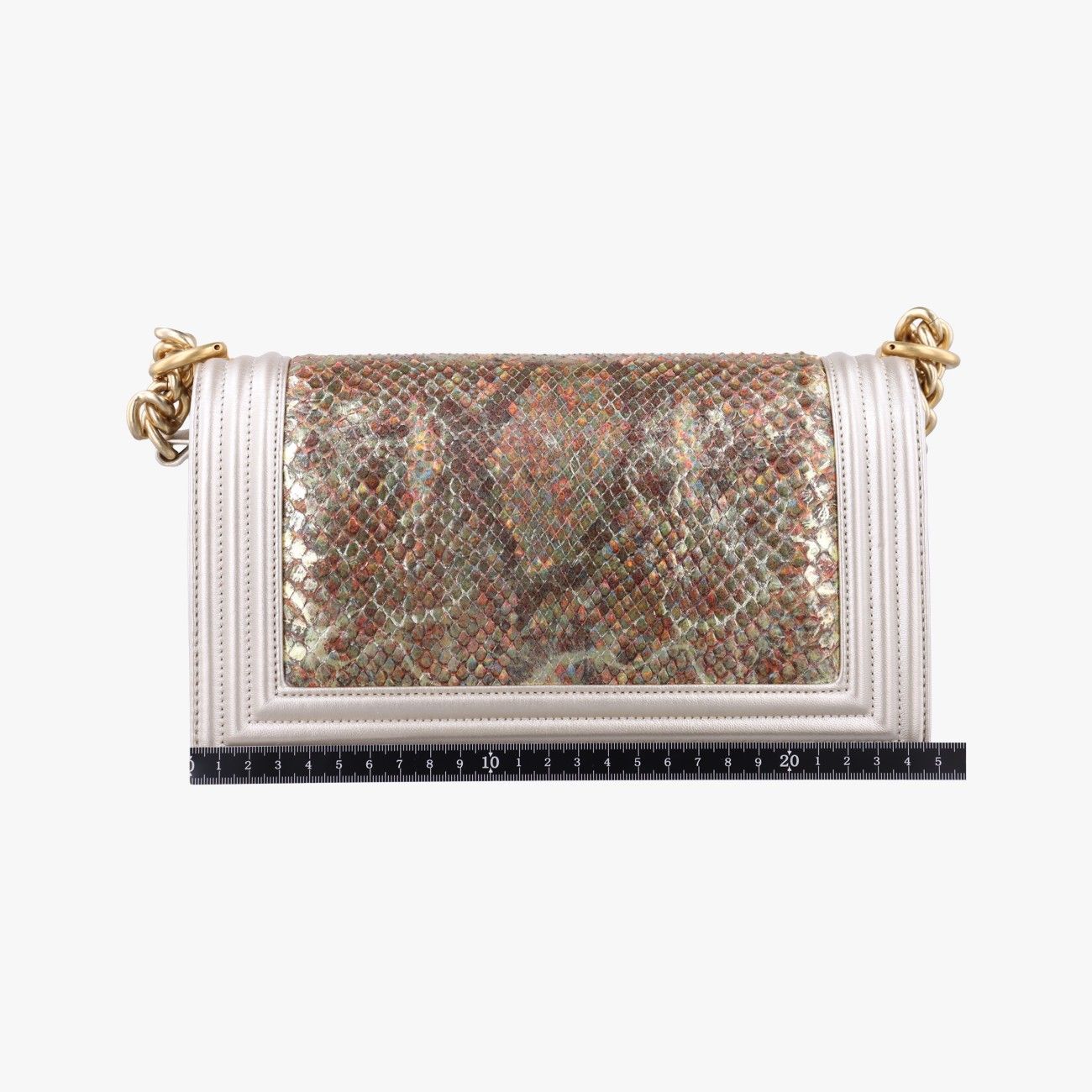 出色の シャネルChanelボーイシャネルマルチ ラムスキン×ヘビ革A6708623974838 本物100%!