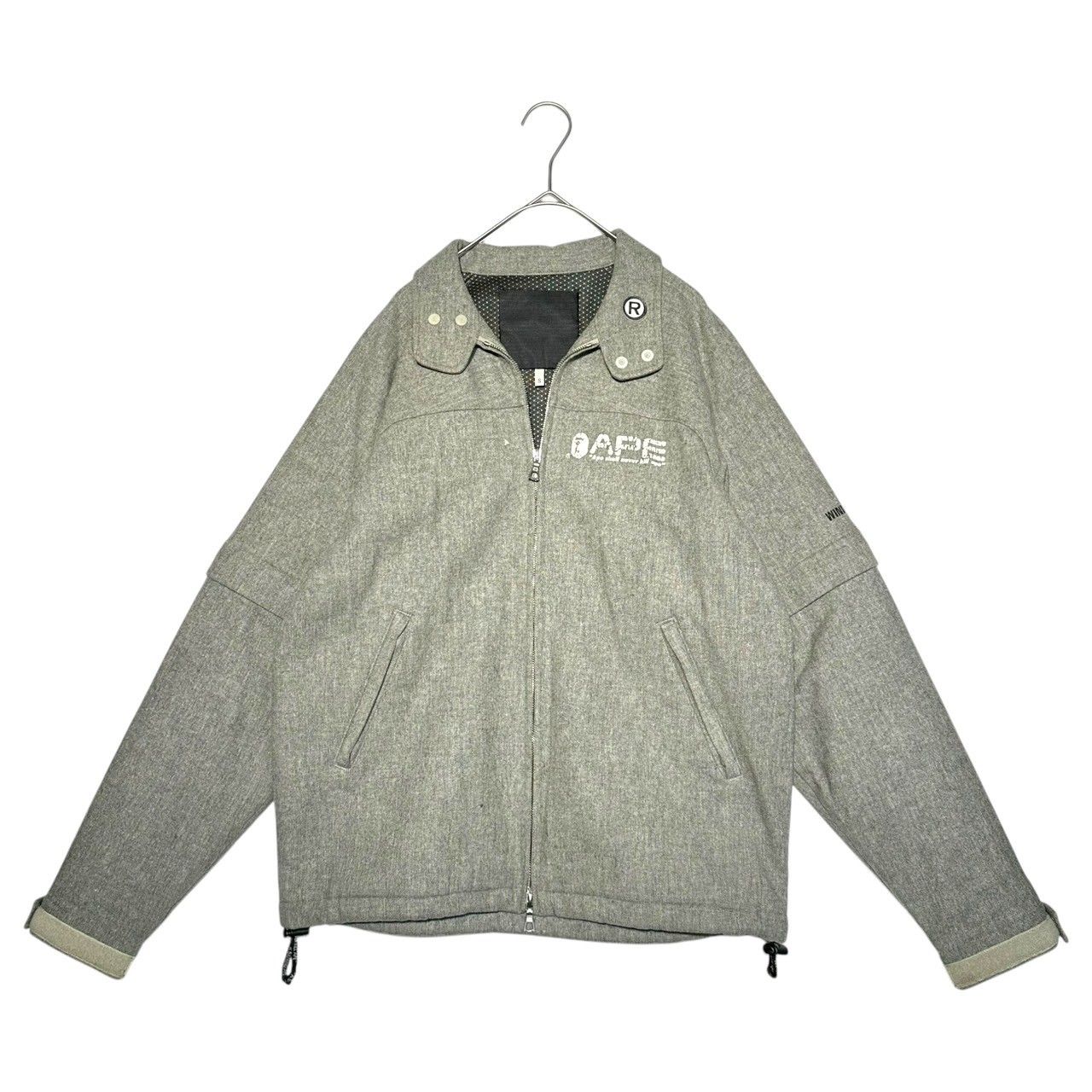 激レア✨90s A BATHING APE エイプ ウールジャケット Mサイズ 激レア✨90s A BATHING APE エイプ ウールジャケット Mサイズ