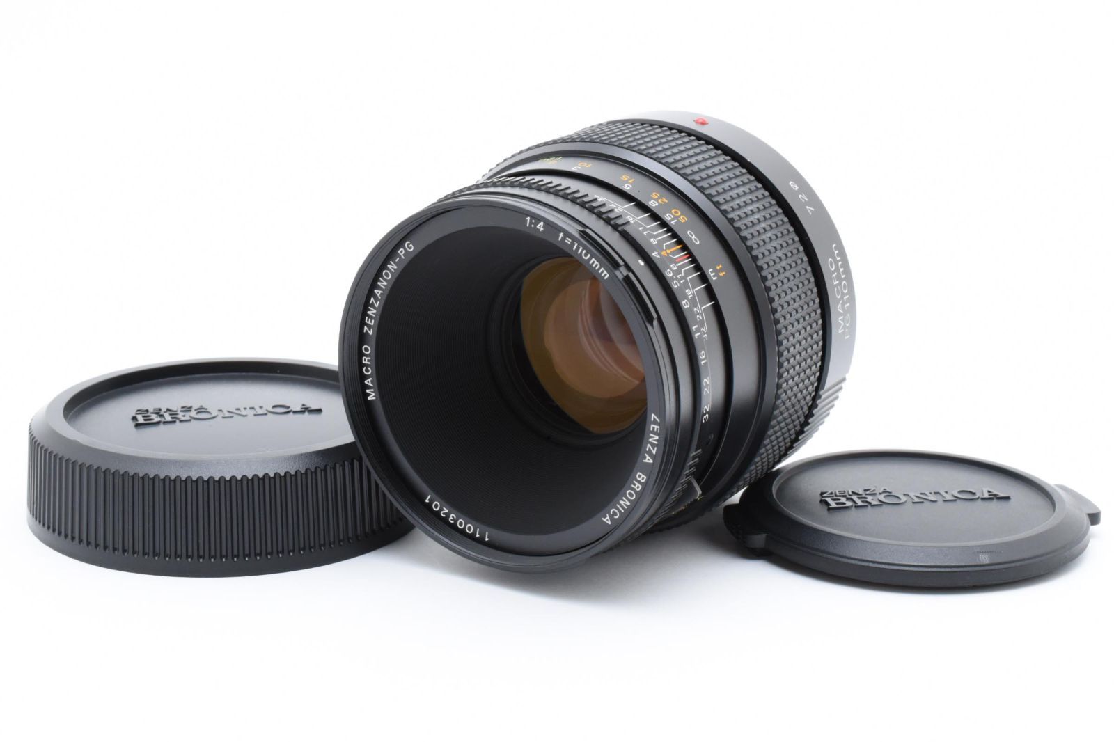 上品 ZENZA BRONICA ゼンザブロニカ MACRO ZENZANON-PG 110mm F4 マクロ GS-1用 2460884A