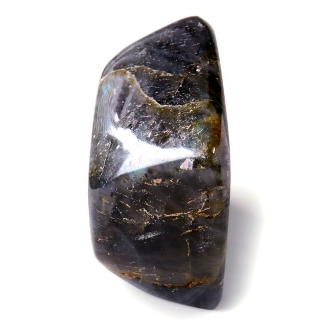 約1kg ラブラドライト 鑑賞石 ラブラドライト1石ルース（12×16mm）《複数購入割引有》 鉱石 宝石 誕生石 水石 鉱物 自然石 原石 置物