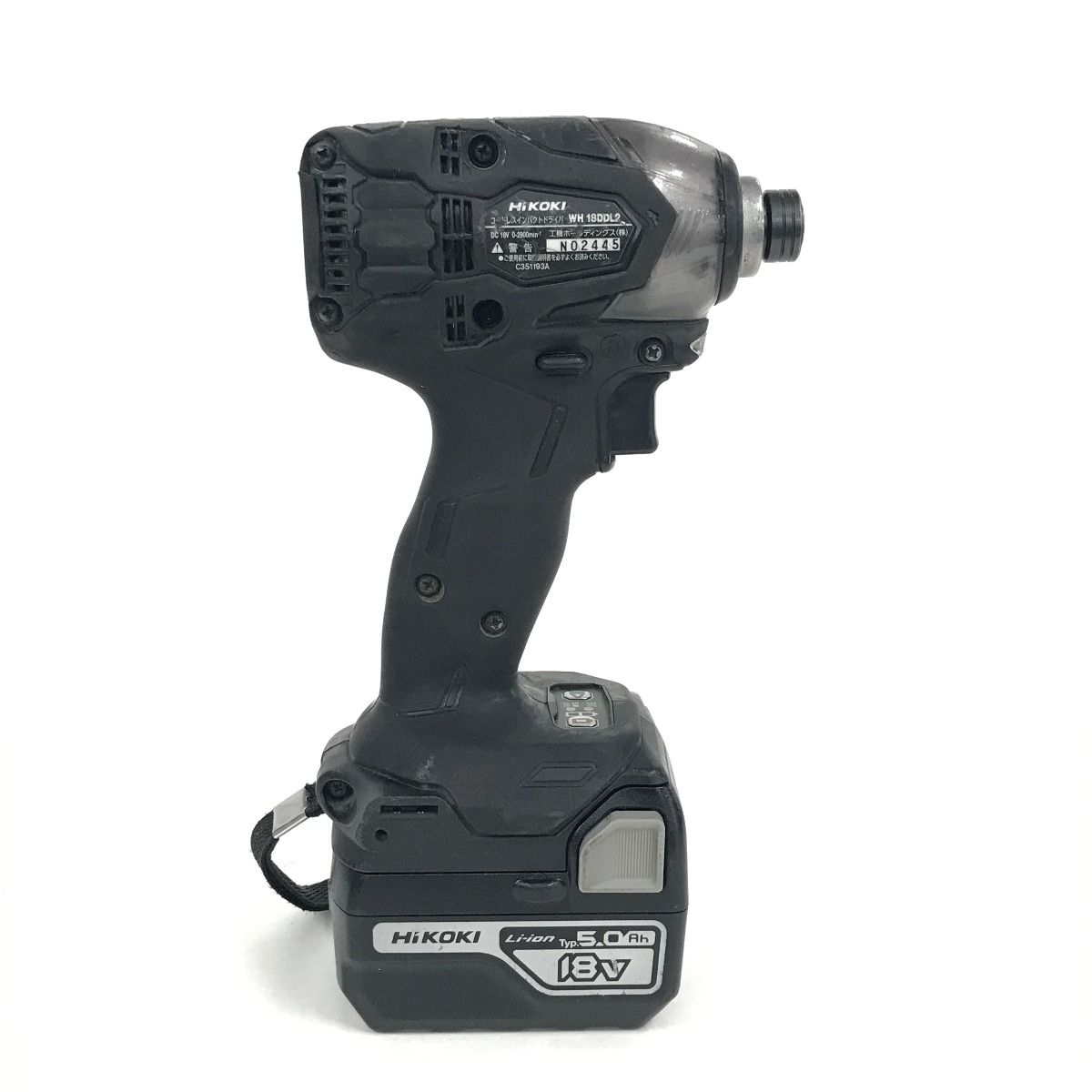 $$ HiKOKI ハイコーキ インパクトドライバ WH18DDL2 ブラック
