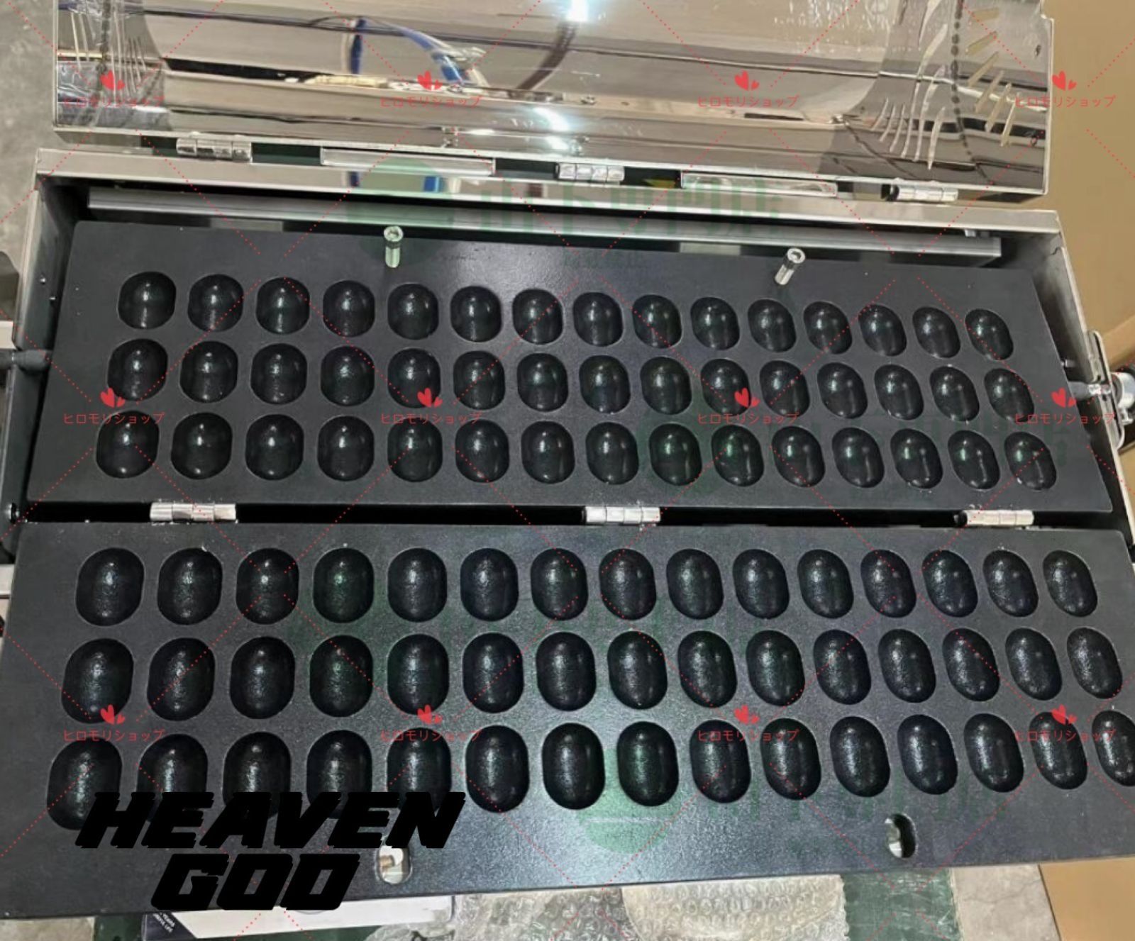 ベビーカステラ機　ガス式　業務用　45穴　中古　使用回数出店イベントにて1回のみ ベビーカステラ機 ガス式 業務用 屋台 飲食店 厨房用品 45穴 イベント