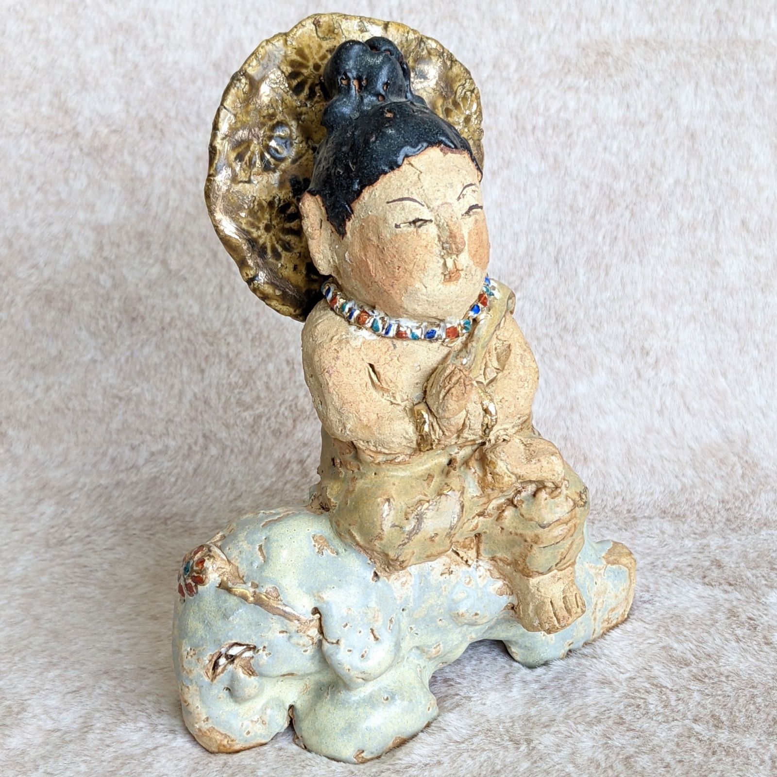 ささきようこさん作 陶人形 普賢菩薩 - メルカリ