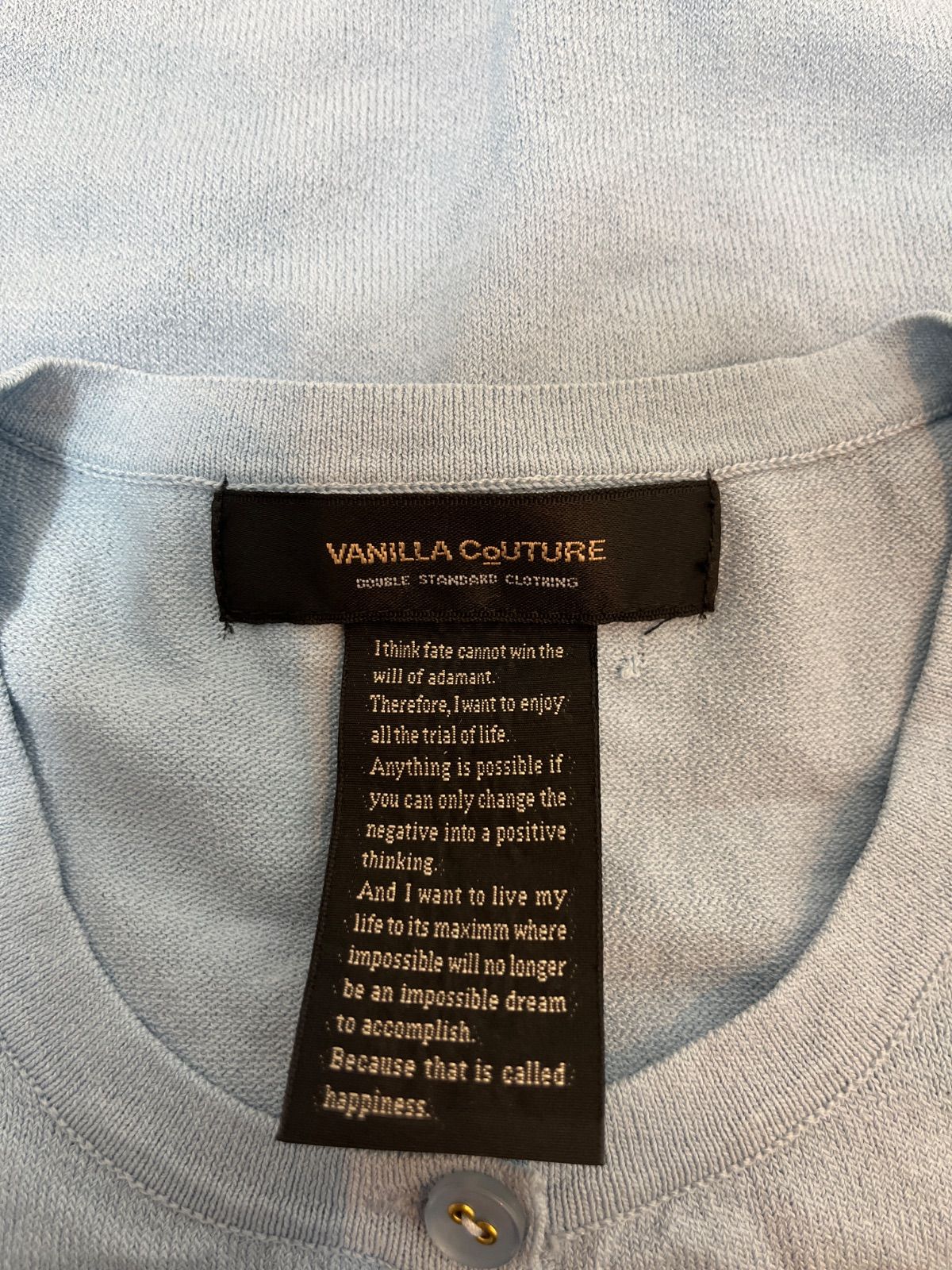 z1303 VANILLA COUTURE バニラクチュール カーディガン ショート