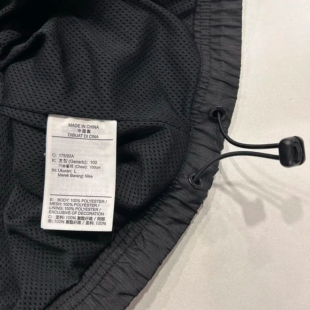 新品タグ付きballaholic ボーラホリックハーフジップジャケット黒