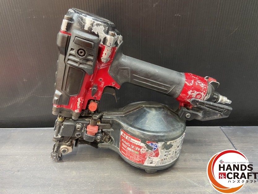 ♭ makita マキタ 高圧エア釘打機 赤 エアダスタ付 AN533H 50mm