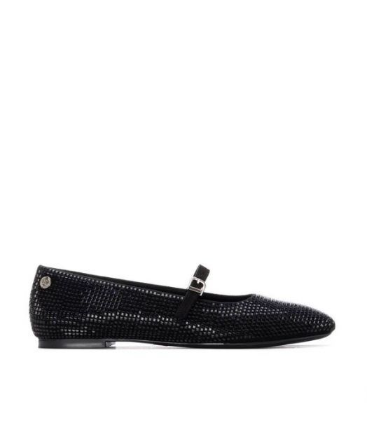 送料無料 キシタイ レディース パンプス シューズ Women s Mary Jane Ballet Flats By XTI Black