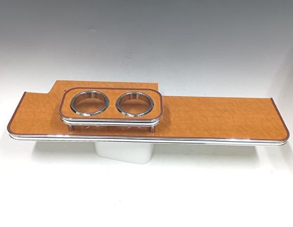 160系プロボックス 14 9～ フロントテーブル メープル 茶ｘフルメッキ