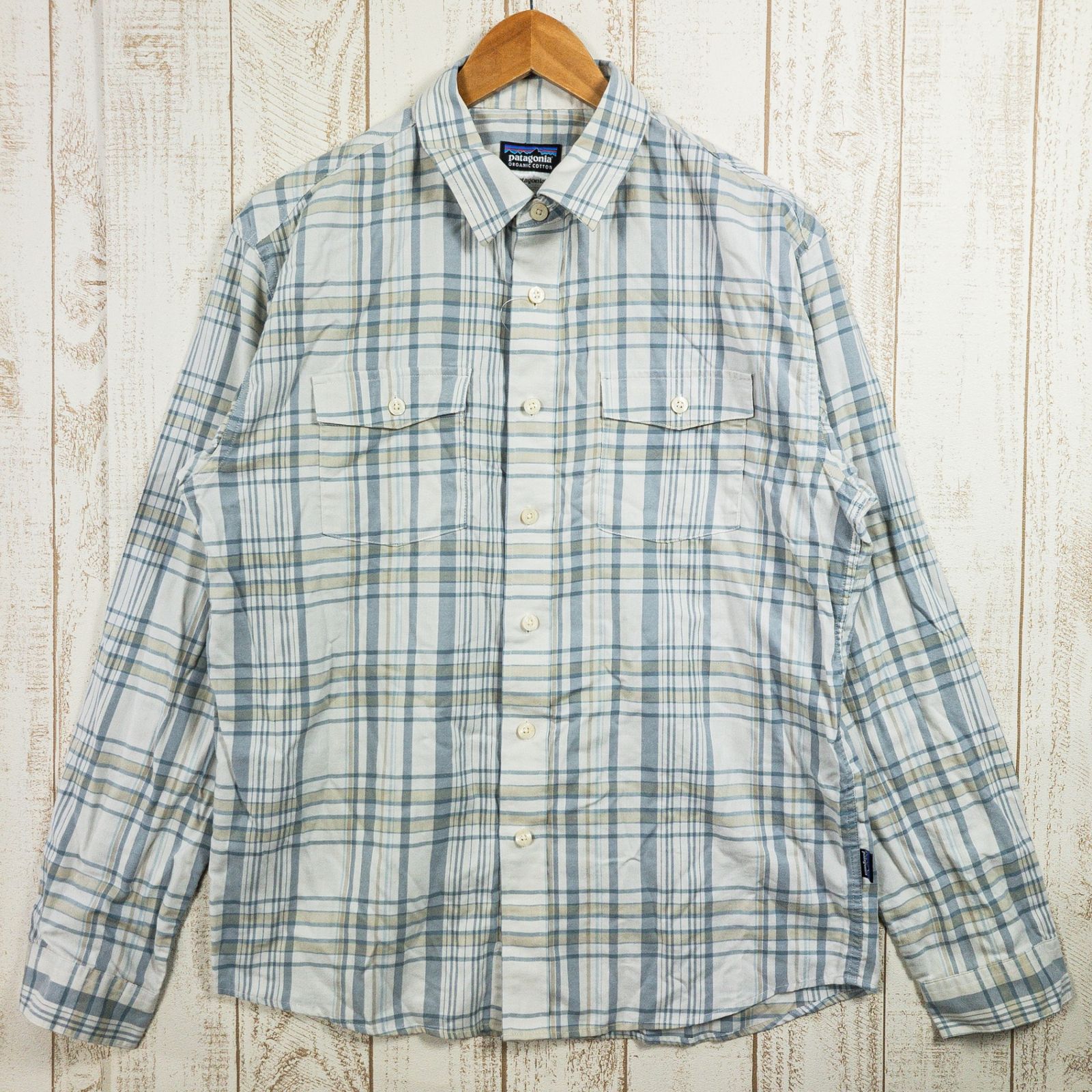 アメリカ通販ファッション Men's バック ) パタゴニア ( Patagonia 2012 ホワイト系】 M 長袖シャツ