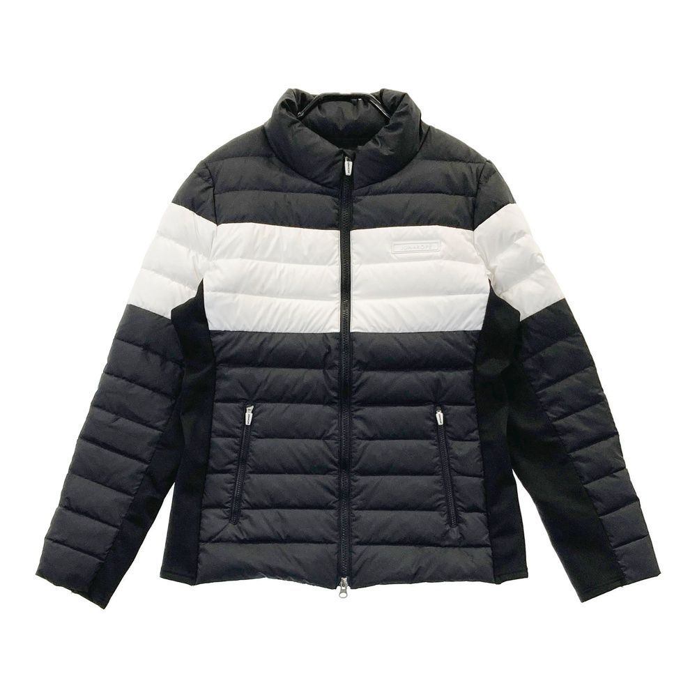 サイズ L JUN-ROPE ジュン アンド ロペ ダウン ジップジャケット ブラック系 240101391162 ゴルフウェア レディース ストスト