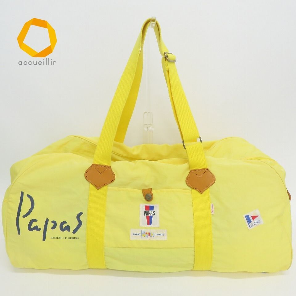 パパス PAPAS ボストンバッグ パパス Papas MademoiselleNONNON ヴィンテージ ボストンバッグ