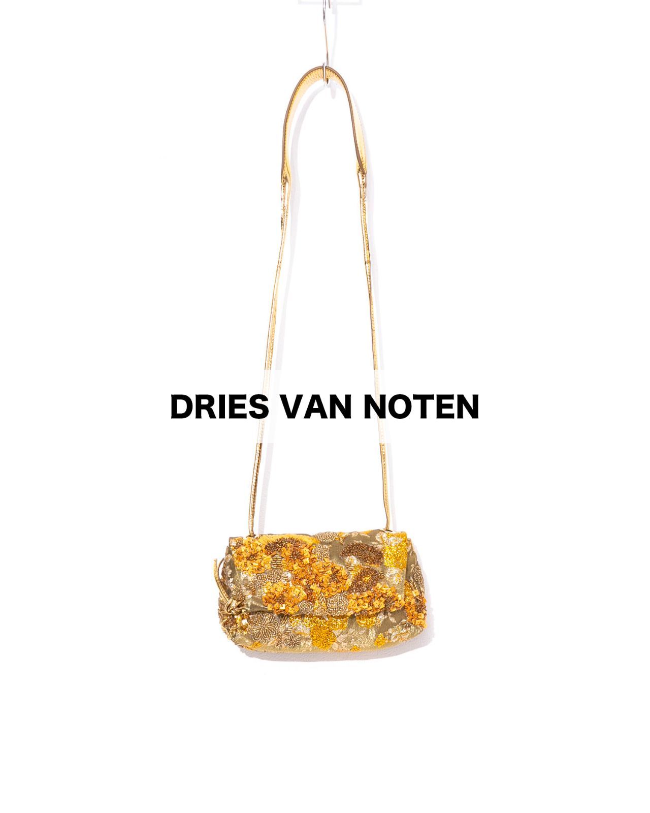 ドリス・ヴァン・ノッテン ブラックファー（フェイク） ミニバック 円高還元セール特集！ Dries Van Noten(ドリス ヴァン ノッテン