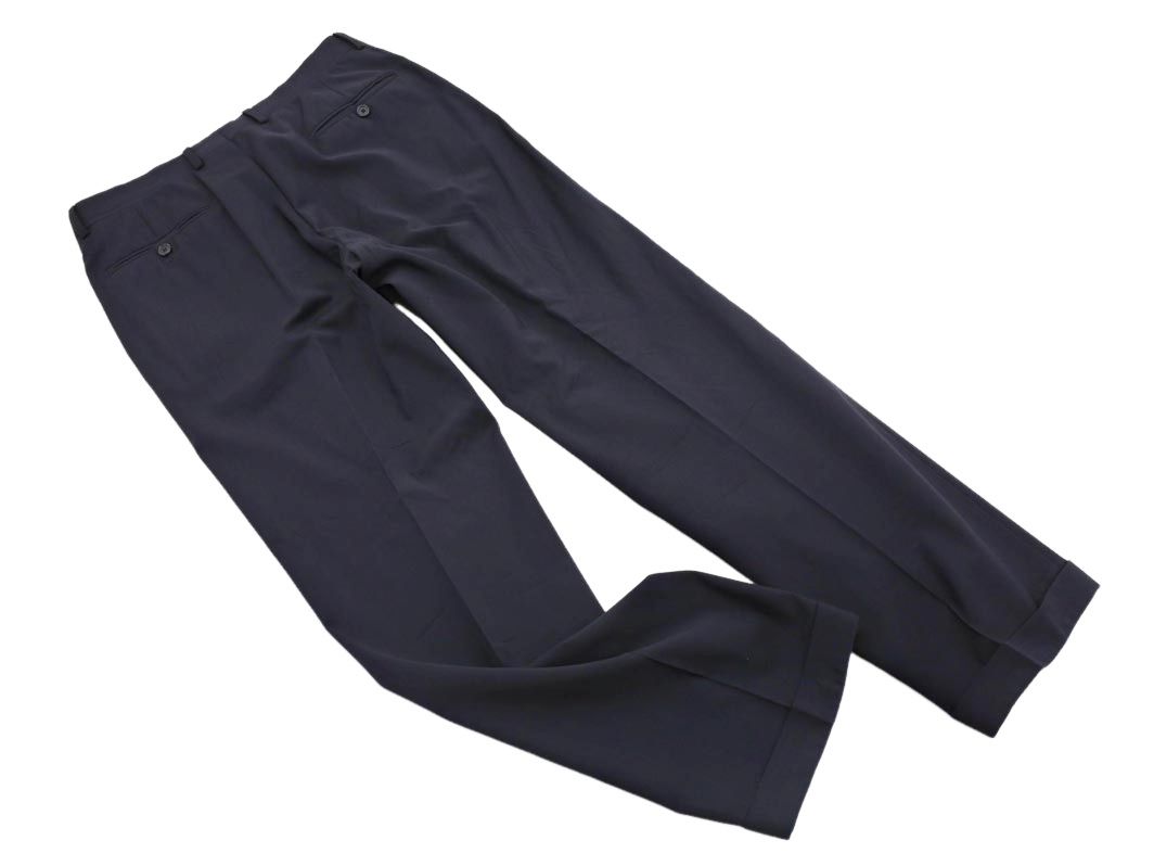 GIVENCHY ジバンシイ ウール混 セットアップ ジャケット パンツ スーツ size48 紺 メンズ KANDAIZUMI_COM