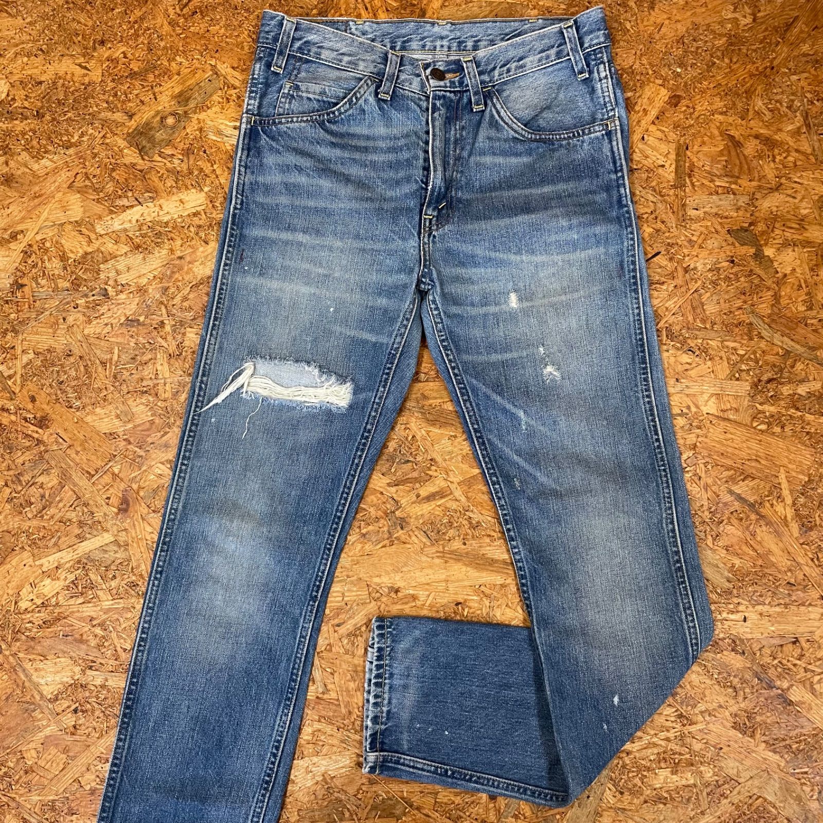 LVC LEVIS VINTAGE CLOTHING Levi's 605 BIG E W29L32 リーバイス オレンジタブ TALON42ZIP 42タロン ジーンズ デニム ジーパン Gパン ユーズド USED ヴィンテージ 古着
