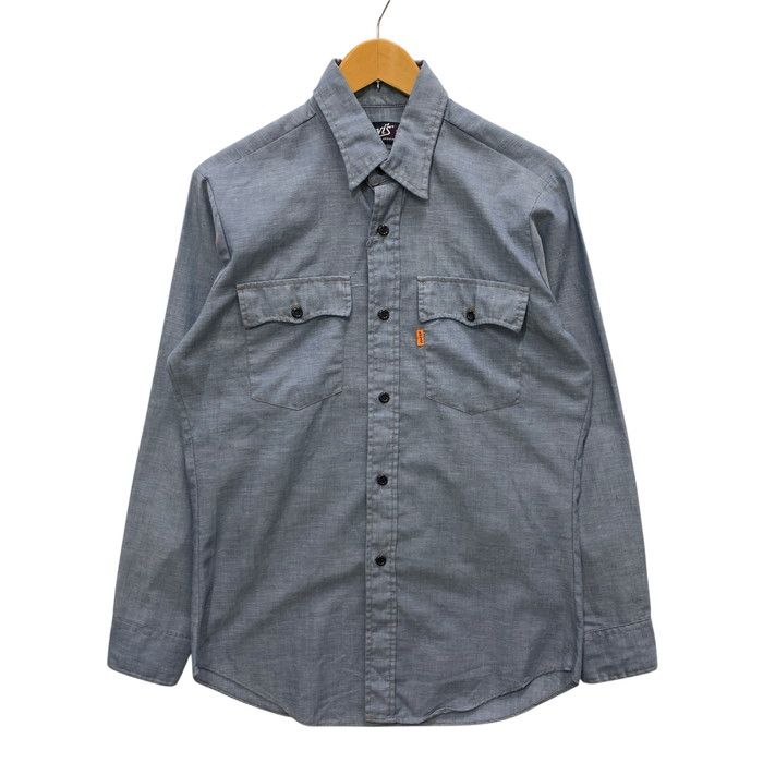中古品】Levi's リーバイス 60665-0512 CHAMBRAY SHIRT 長袖シャツ