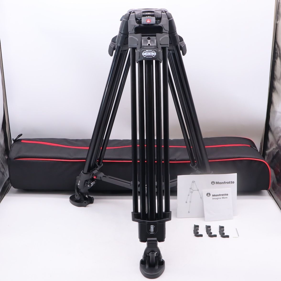 展示品】Manfrotto マンフロット 645FAST ツインビデオ三脚