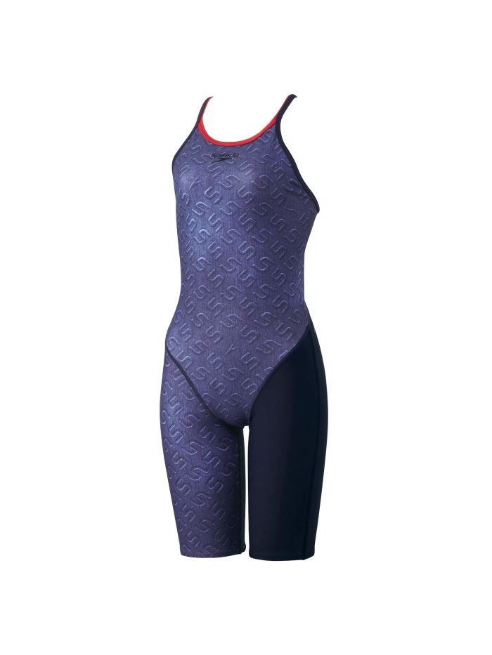 5営業日で発送 Speedo スピード DENIM_T-KNEE STW12456 色 ブルー サイズ M