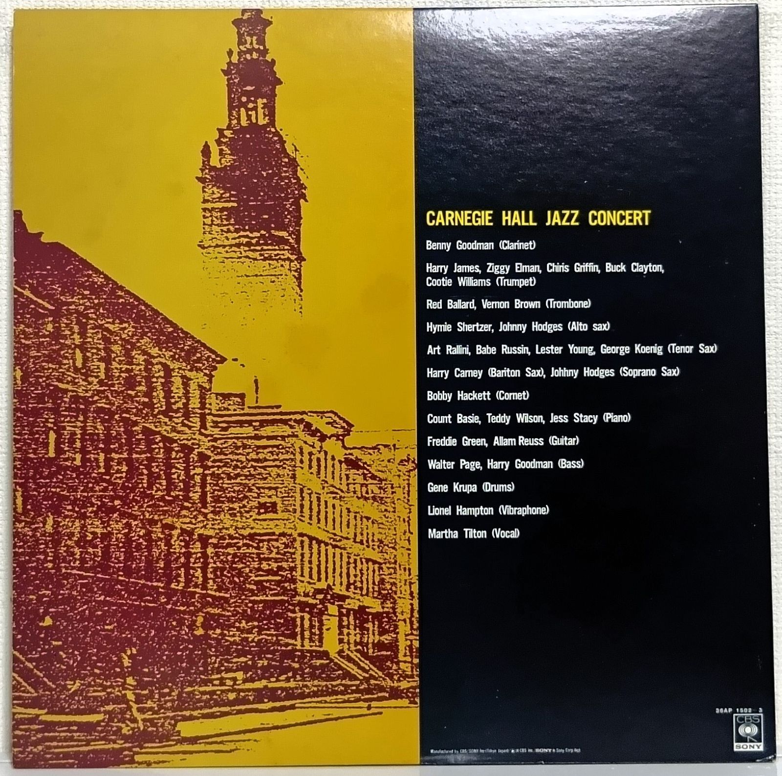 2LP(Jazz)ベニー・グッドマン (Benny Goodman) // 1938年