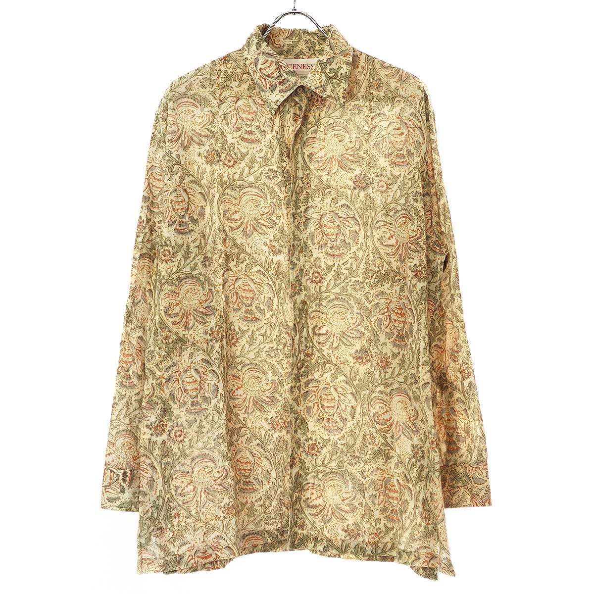 LEE - NICENESS COMOLI 22ss KHADIブロックプリント Mの通販 by or