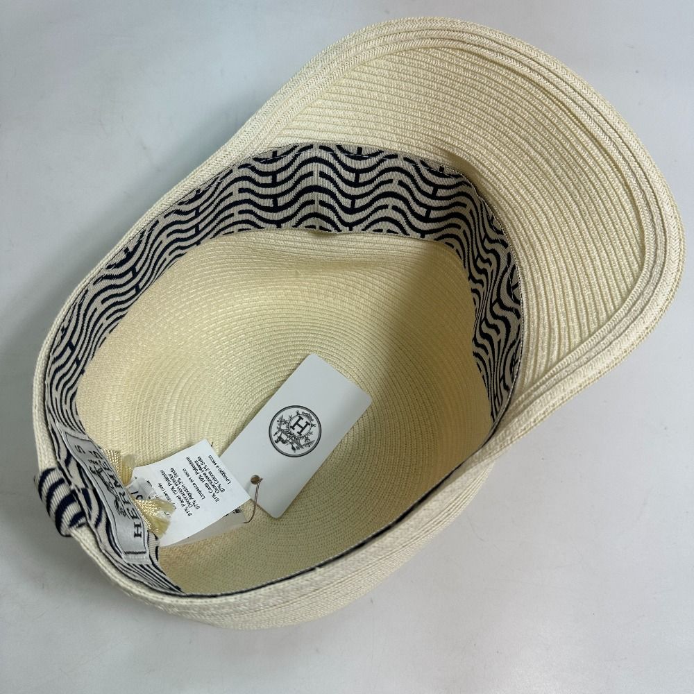 HERMES エルメス キャップ エマ ストローキャップ ポリエステル