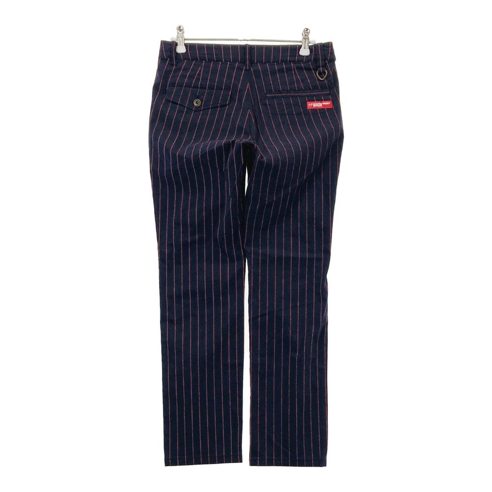 【極美品】MASTER BUNNY EDITION ストライプ柄 ロングパンツ サイズ：0 MASTER BUNNY EDITION マスターバニーエディション