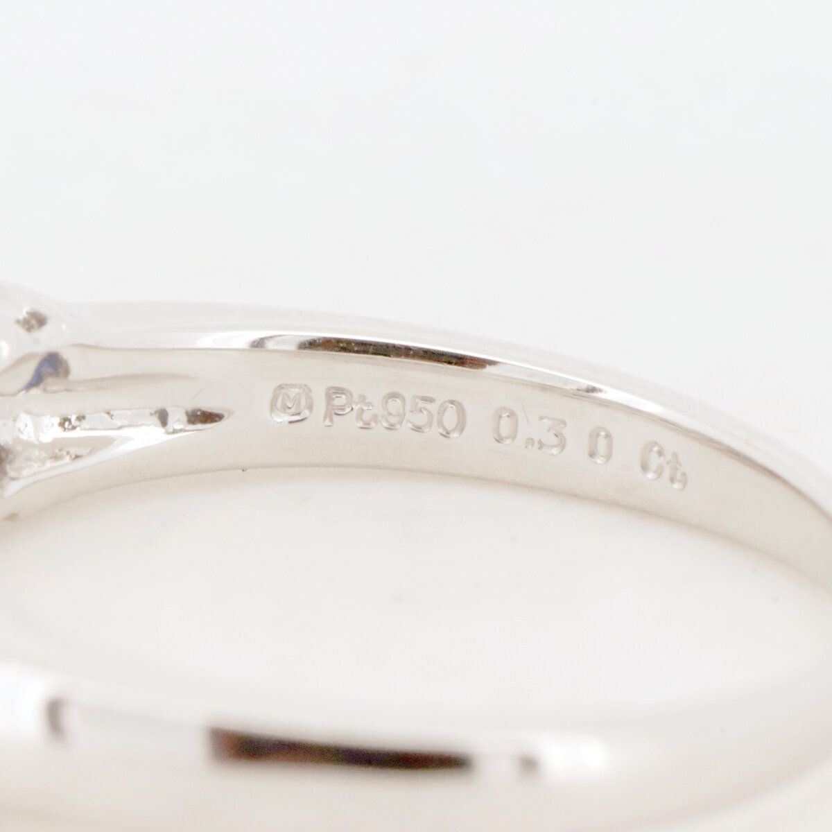 ミキモト サファイア ダイヤモンド リング 指輪 S0.30ct D0.35ct 17号  