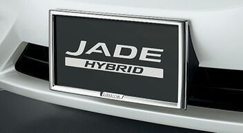 HONDA ホンダ JADE ジェイド ホンダ純正 ライセンスフレーム（フロント・リア用）＋ナンバープレートロックボルトのセット 2015.2～次モデル | ナンバーフレーム ナンバープレートリム 車 ナン