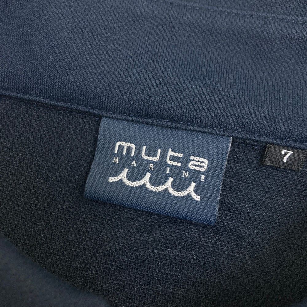 サイズ：7 MUTA MARINE ムータマリン バイカラー 半袖ポロシャツ