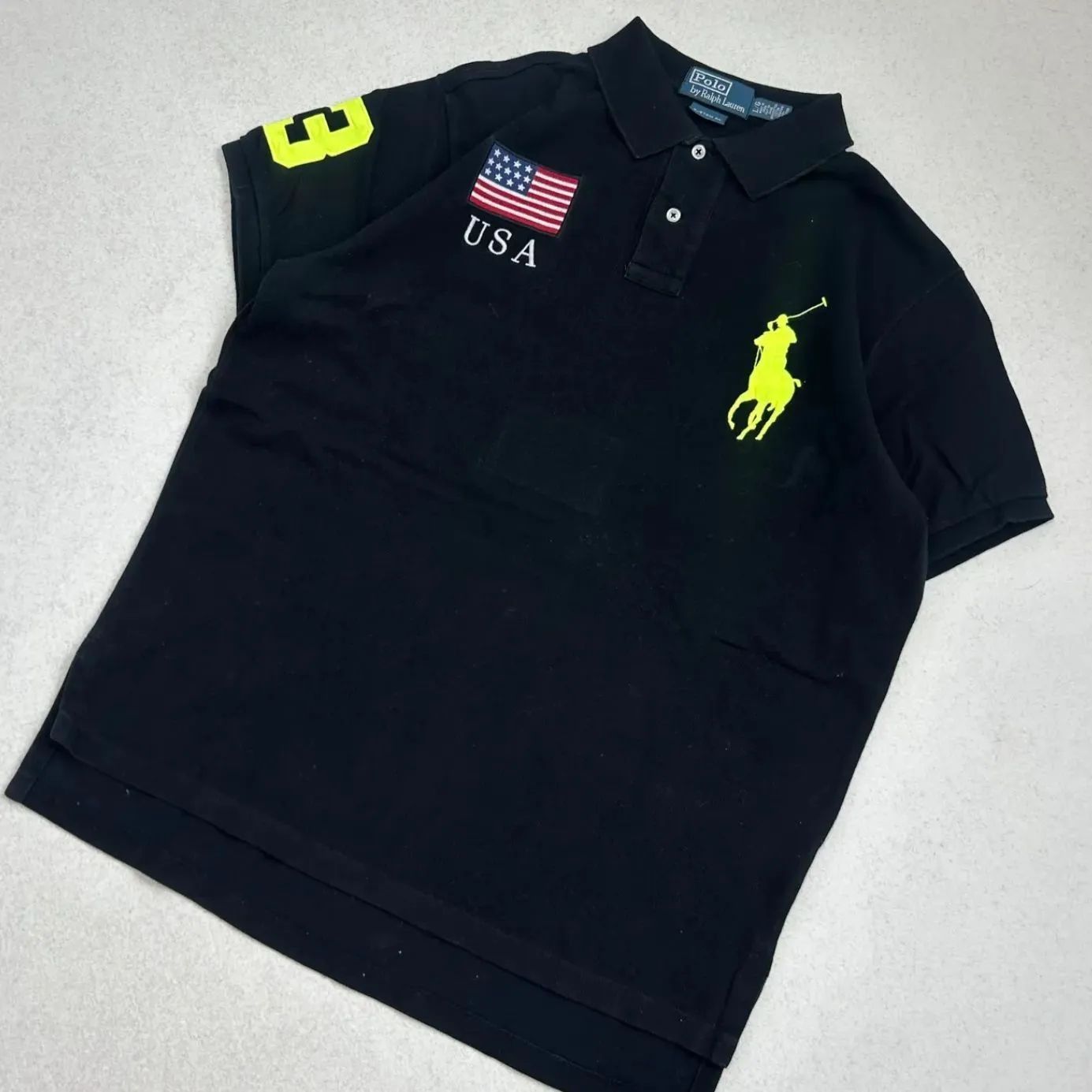 希少】90年代 Polo by RALPH LAUREN UNITED STATES 刺繍 ビッグ