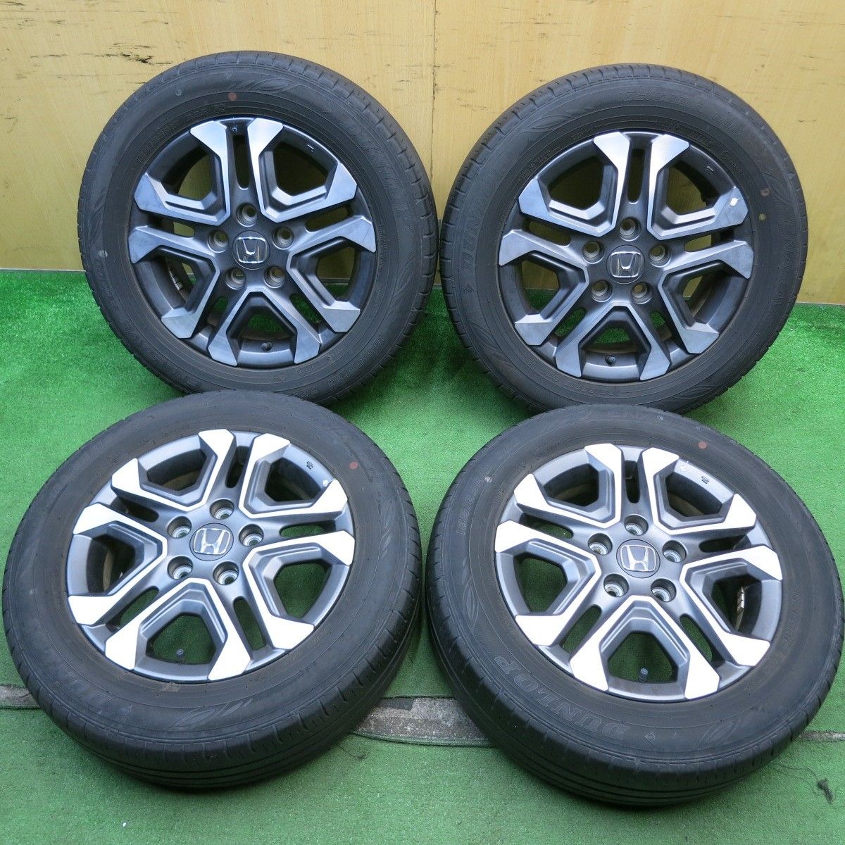 キレイ ホンダ フリード クロスター 純正 185|65R15 ダンロップ エナセーブ EC300 15インチ PCD114.3|5H 5061304HAノ
