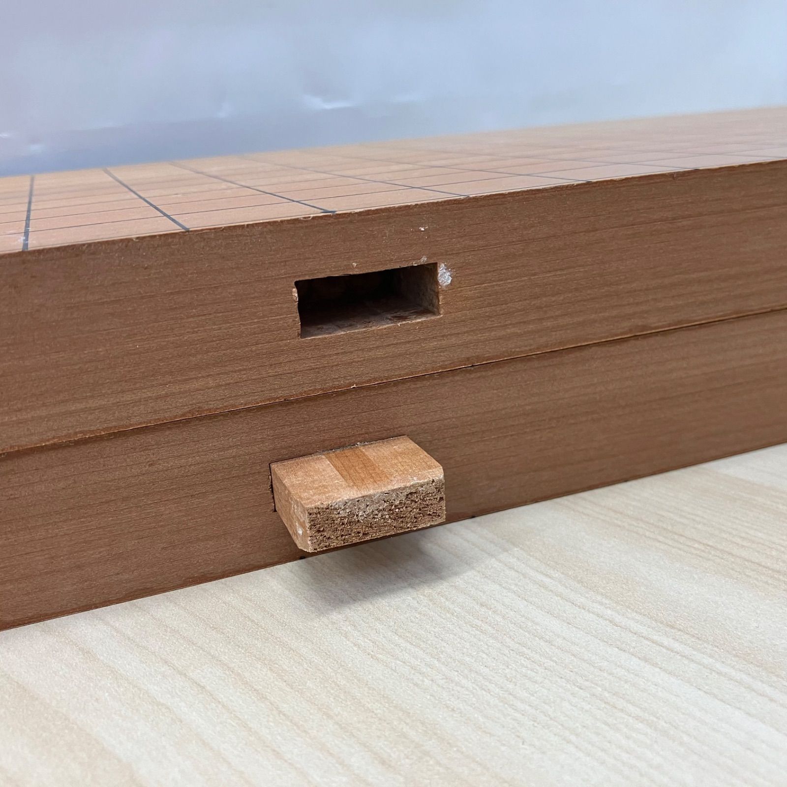 木製 折りたたみ式 囲碁盤 約45cm 木製 折りたたみ式 囲碁盤 約45cm