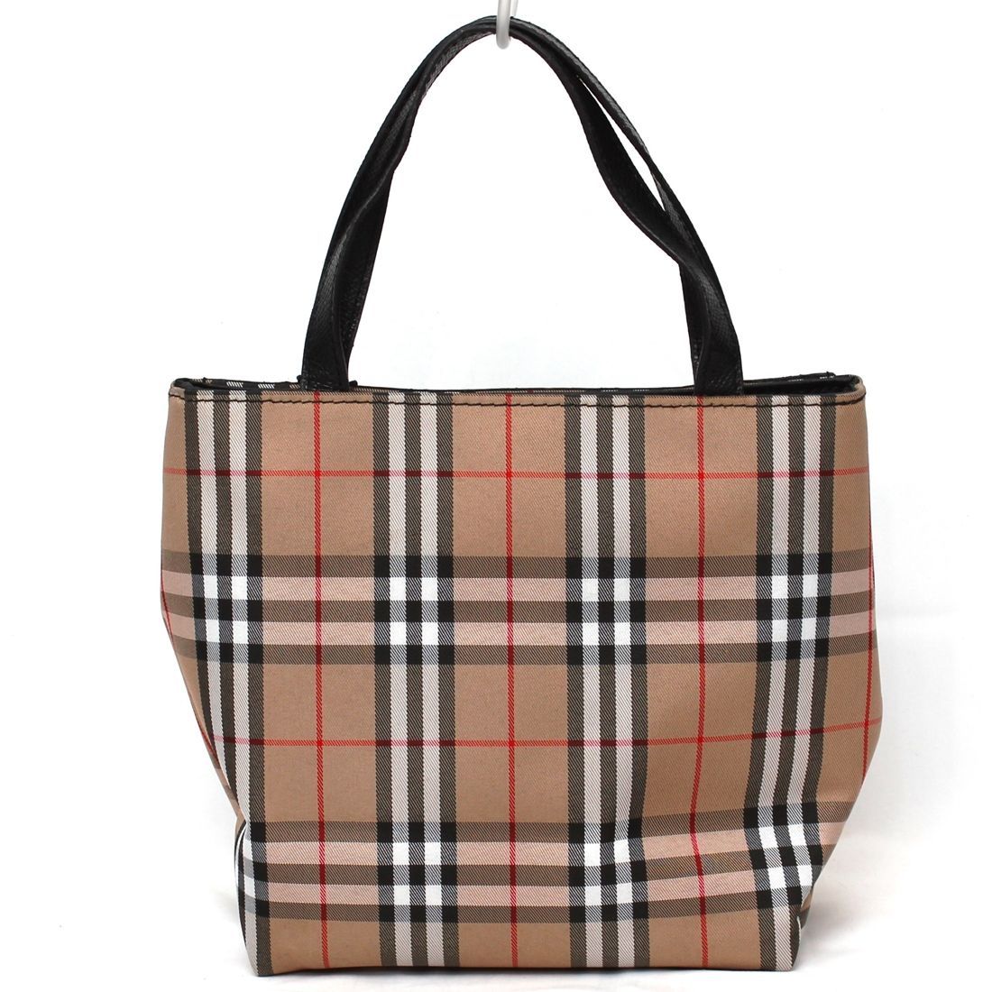 使用僅か 美品 バーバリー BURBERRY LONDON ノバチェック ロゴ ミニハンドバッグ キャンバス レザー スクエア ベージュ レディース  m343 - メルカリ