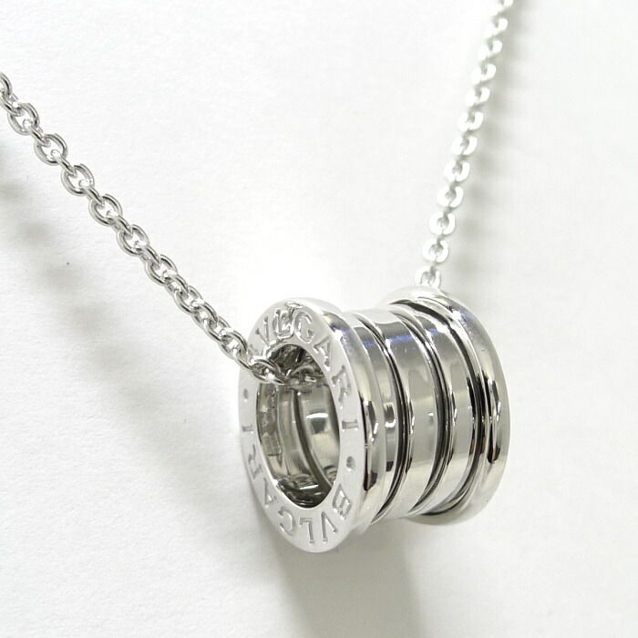 BVLGARI ネックレス ビーゼロワン 750WG K18WG BVLGARI ブルガリ B-zero1 ビーゼロワン ネックレス ブランド