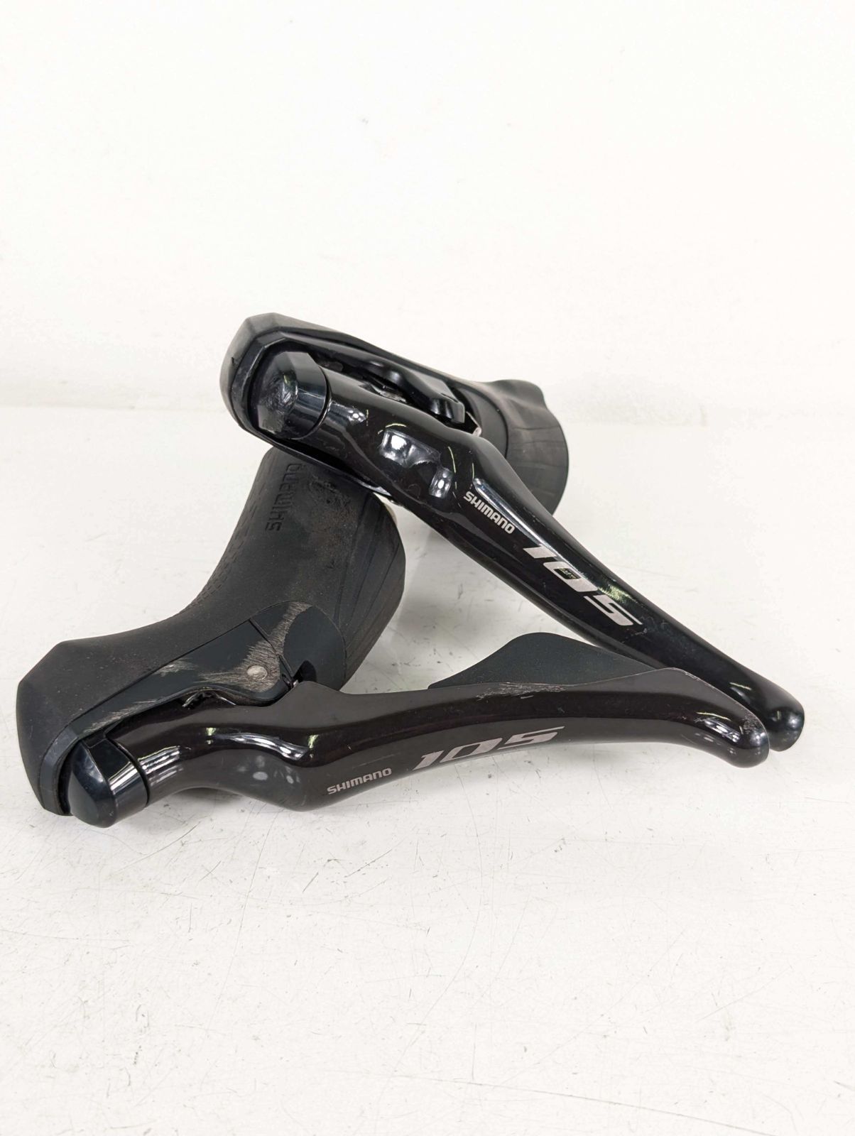 並品 Shimano シマノ 105 ST R7000 非油圧 機械式 2x 11 STIレバー ST251006A