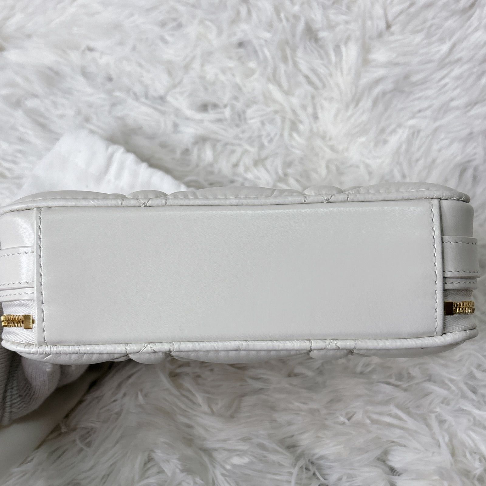 Christian Dior ディオール ホワイト ショルダーバッグ ボックスバッグ
