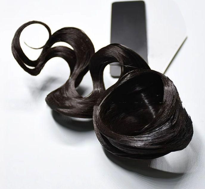 ヘアウィッグ　丸型　社交ダンス　デモ 2色 オーダーメイド ハンドメイド ヘアウィッグ 社交ダンス 競技ダンス デモ 2色 オーダーメイド