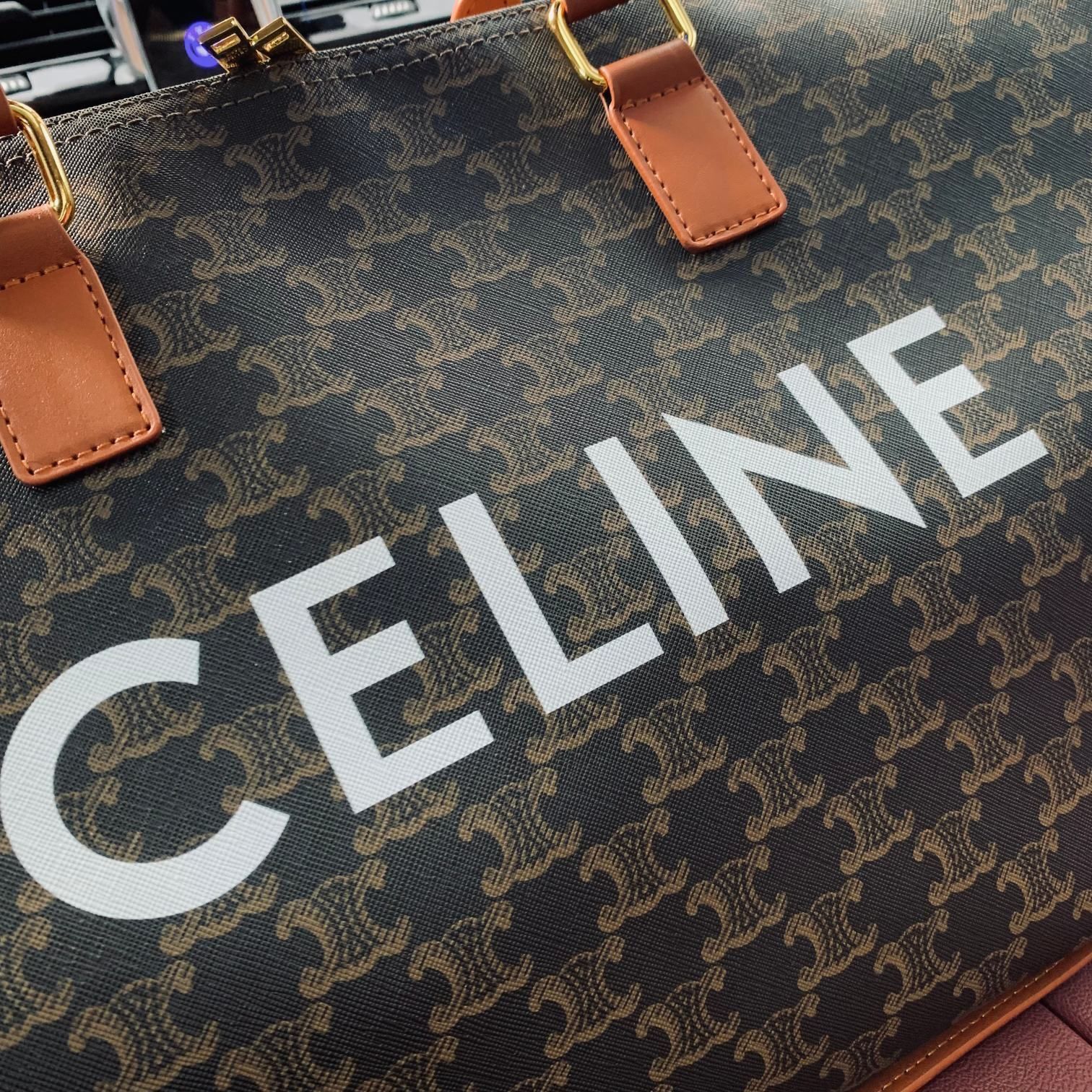 新品未使用 CELINE ショルダーバッグ大容量 旅行バッグ 50*18*27cm - メルカリ