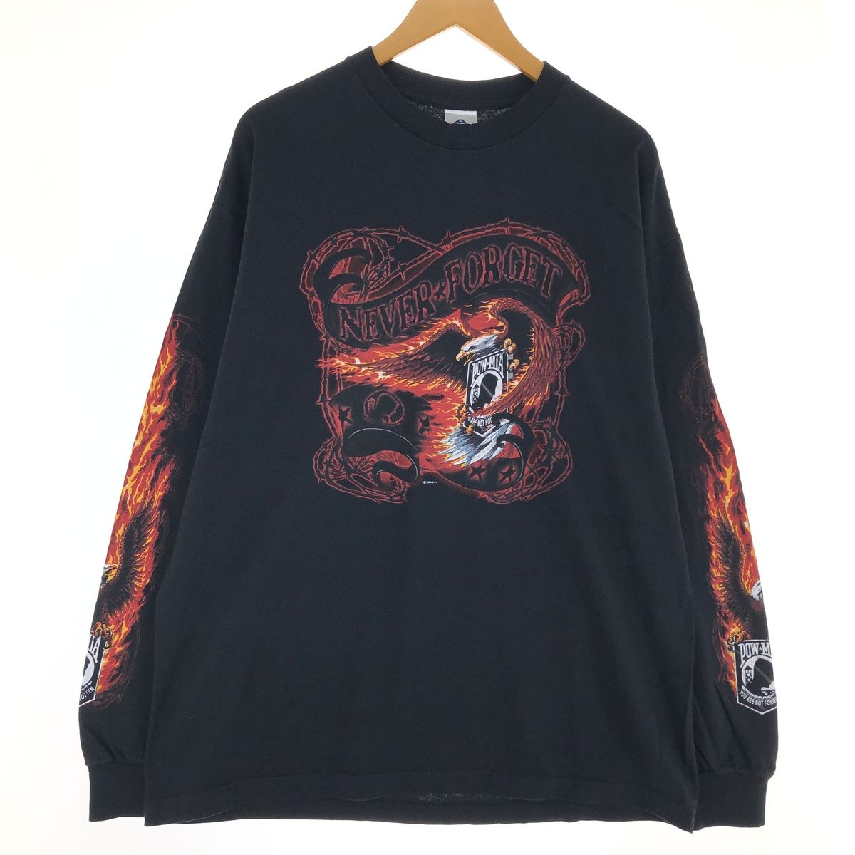 古着 00年代 ALSTYLE APPAREL AND ACTIVEWEAR 鷲柄 イーグル柄 ロングTシャツ ロンT メンズXL相当/eaa466169