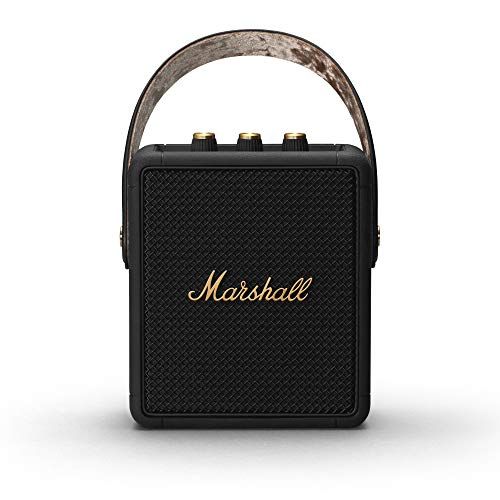 Marshall マーシャル ワイヤレスポータブルスピーカー STOCKWELL 2 ブラック&ブラス - スピーカー