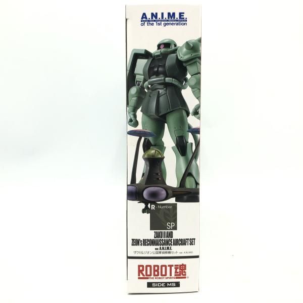 BANDAI - 【中古】未開封)ROBOT魂 ＜SIDE MS＞ ザクll＆ジオン公国軍偵察機セット Ver. A.N.I.M.E.[69][240069197122] 中古】未開封)ROBOT魂 ＜SIDE MS＞ ザクll＆ジオン公国軍偵察機