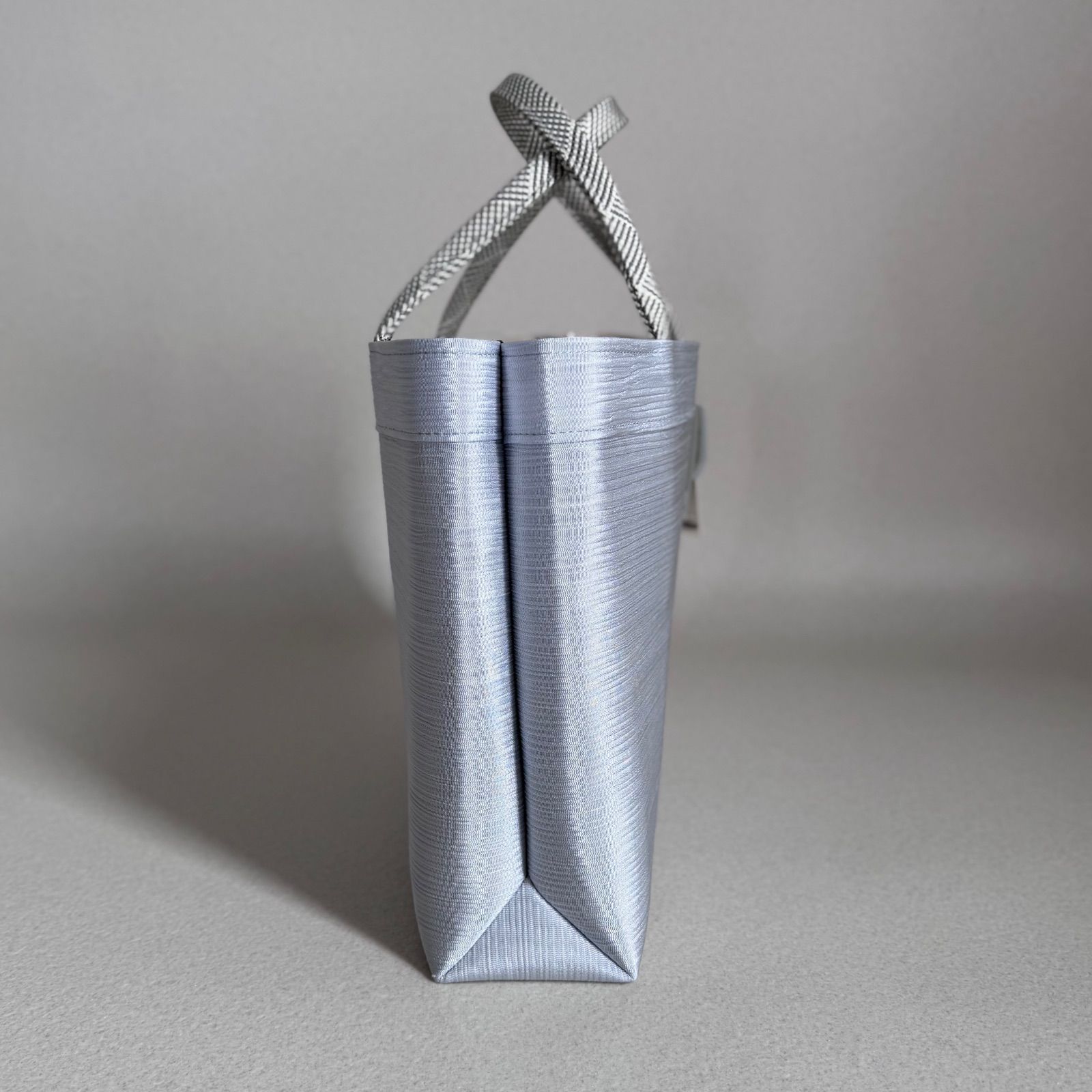 和装バッグ トートバッグ お稽古バッグ A4 衿秀 日本製 ライトグレー