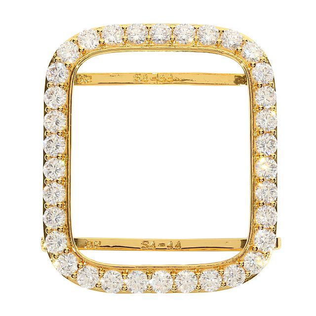 2本セット Apple Watch Series 4 5 6 SE CZジルコニア ゴールド