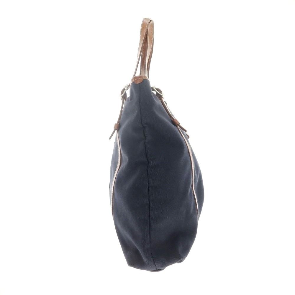中古】フランクダニエル FRANK DANIEL キャンバス×レザー トート