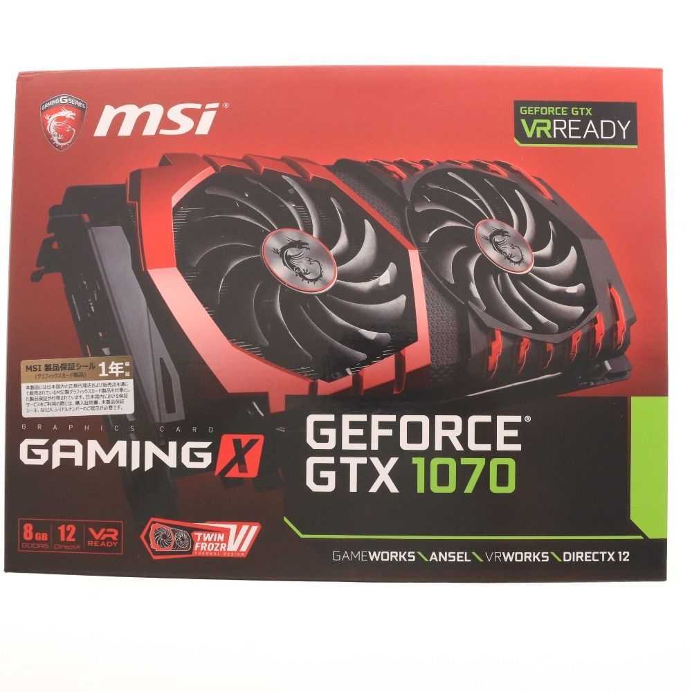 MSI グラフィックボード GTX1070 グラフィックボード・グラボ・ビデオ