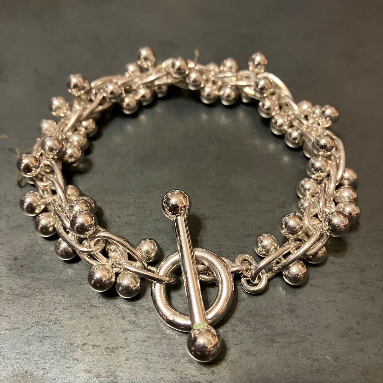 SILVER925 DNA WIDE DESIGN BRACELET/シルバー/ブレスレット