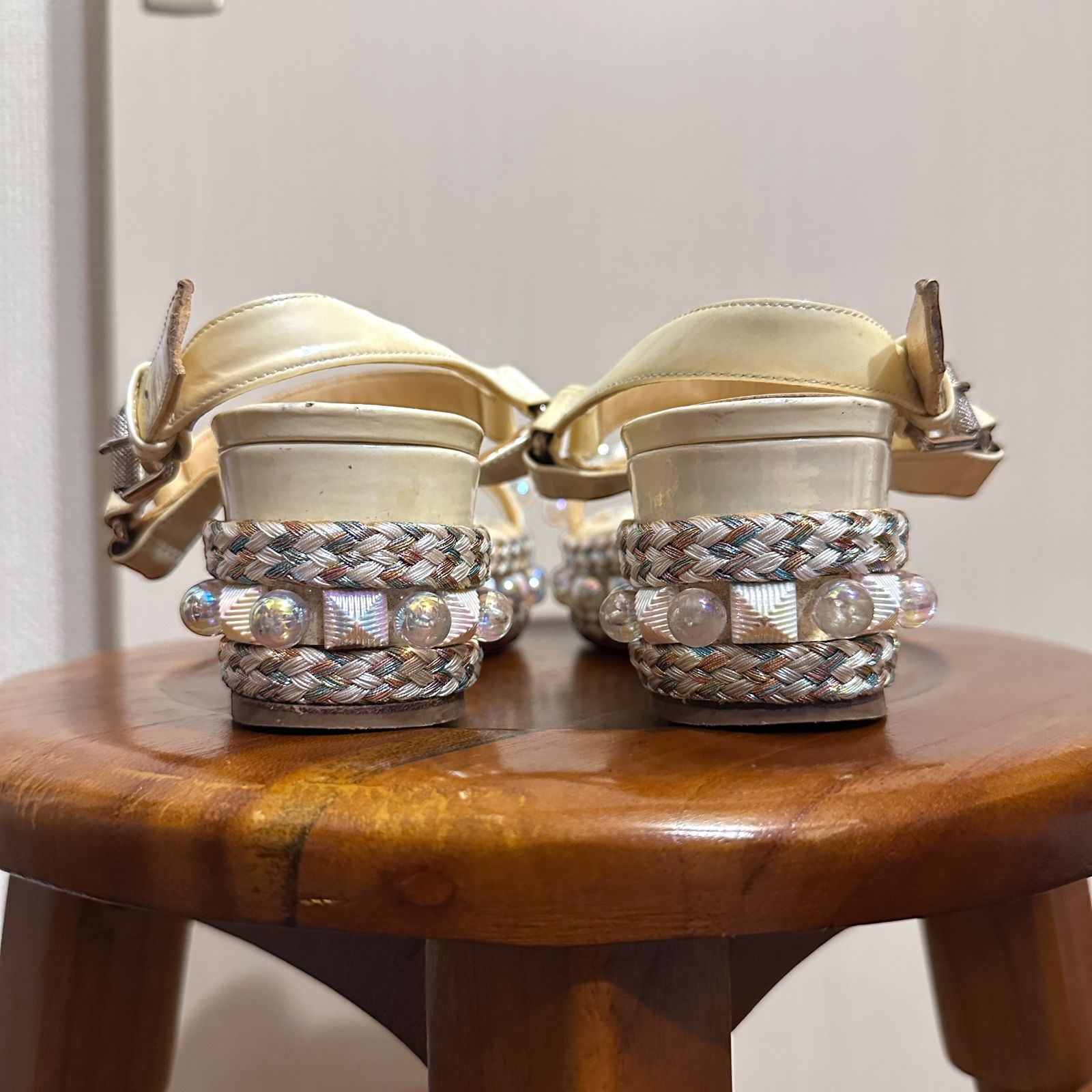 Christian Louboutin カタコニコ ウェッジソール サンダル Christian