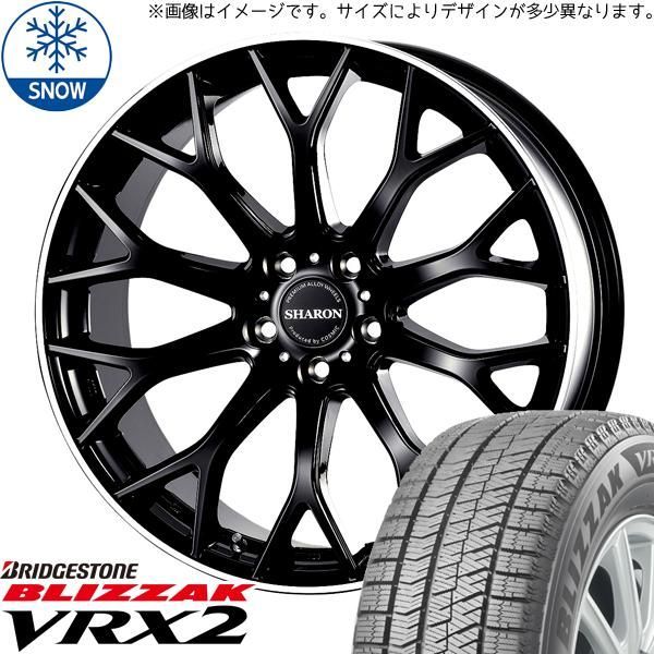 215/40R18 スタッドレスタイヤホイールセット セレナ etc (BRIDGESTONE BLIZZAK VRX2 u0026amp; SHARON 5穴 114.3)