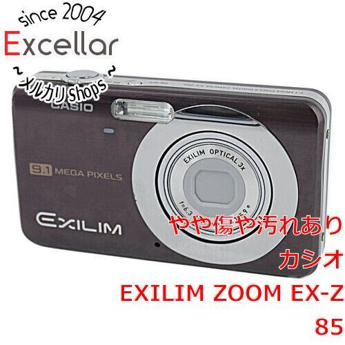 bn:6] CASIO製 EXILIM ZOOM EX-Z85 ブラウン 910万画素 液晶画面