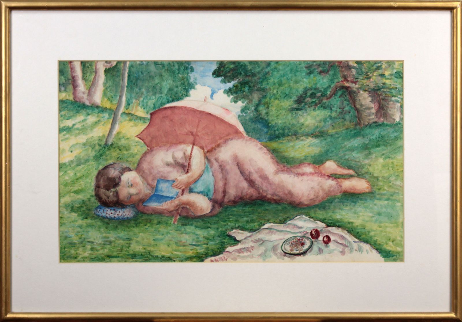 鈴木亜夫『婦人像・草上婦人』【真作保証】 絵画 鈴木亜夫『婦人像・草上婦人』【真作保証】 絵画 - メルカリ