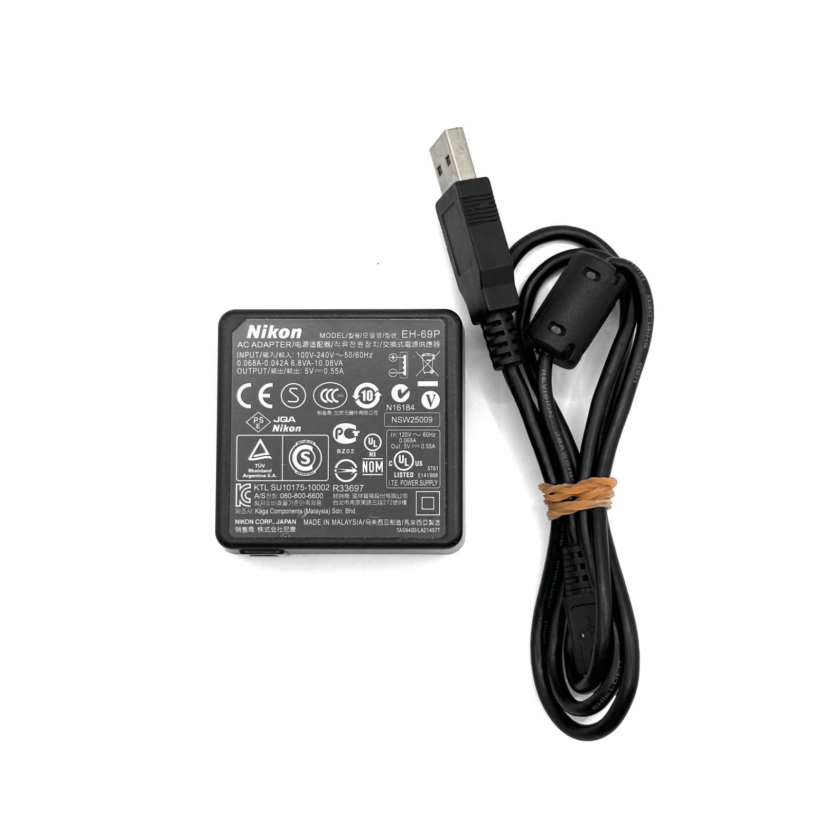 Nikon EH-69P ニコン 純正 チャージャー バッテリーチャージャー 充電ケーブル 充電器 デジタルカメラ 充電用 ACアダプター ...